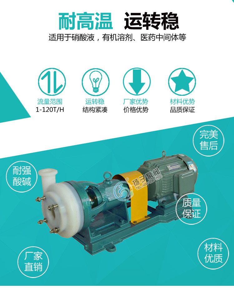 fsb型氟塑料離心泵優(yōu)點