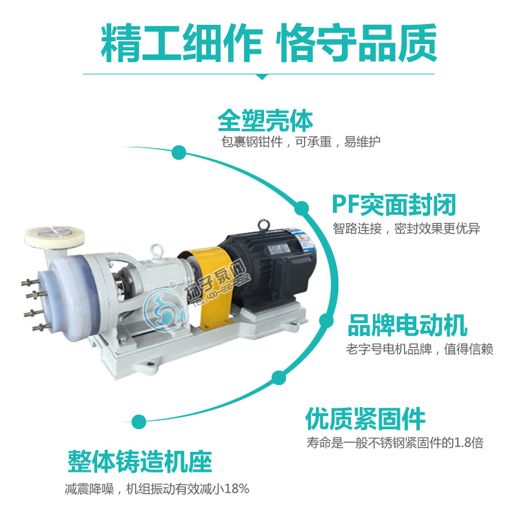 fsb型氟塑料離心泵優(yōu)點說明